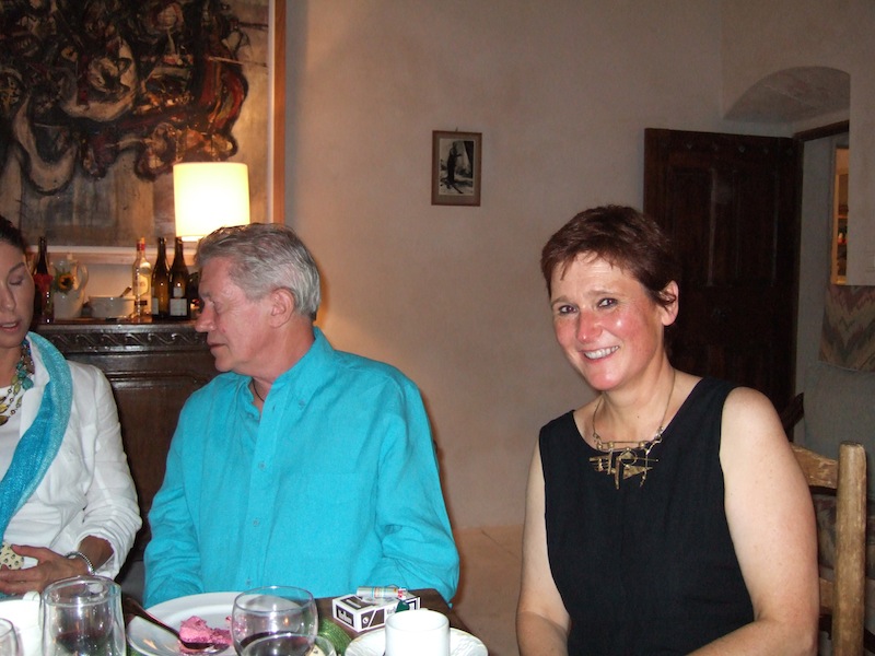 Karin avec le journaliste et écrivain anglais Paul Eddy, décédé en 2009