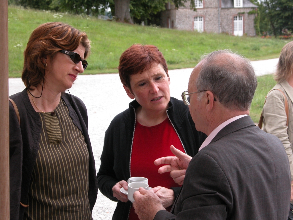 avec Hazel Rowley et Michel Rybalka (©Heiner Wittmann)
