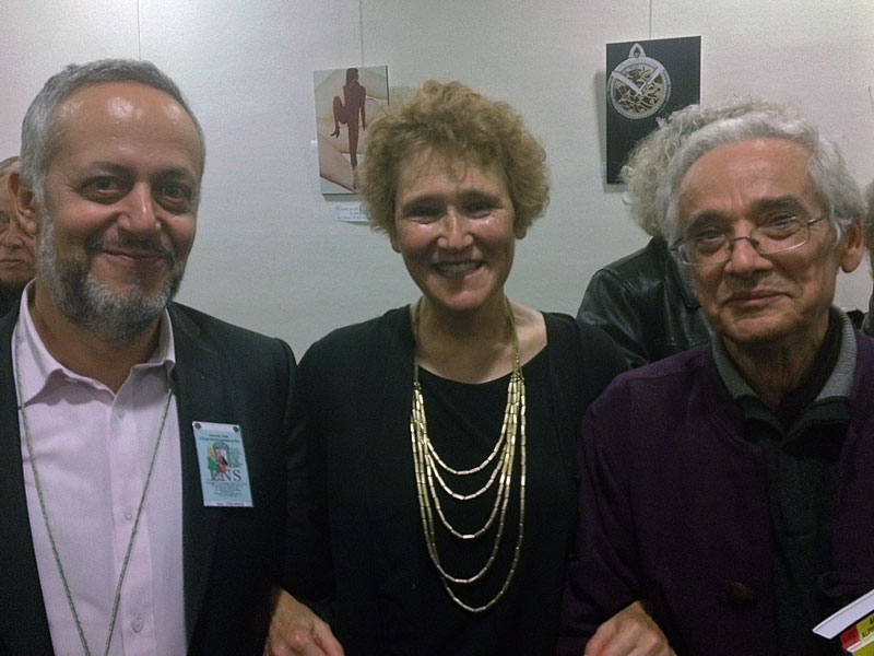 Avec A. Créhange et Marcel Bénabou (Oulipo)